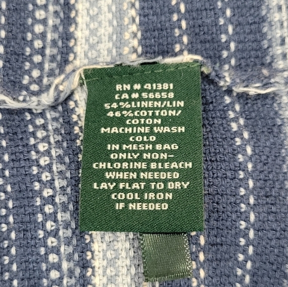 Lauren Ralph Lauren Denim Linen Cardigan #584 Size S/M - Picture 11 of 11